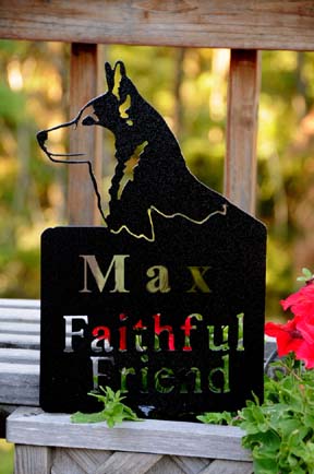 husky pet memorial picture